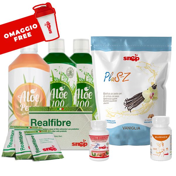 PROGRAMMA FIT9 - ALOE PESCA + ALOE BIO 100% E PLUS 1000 VANIGLIA