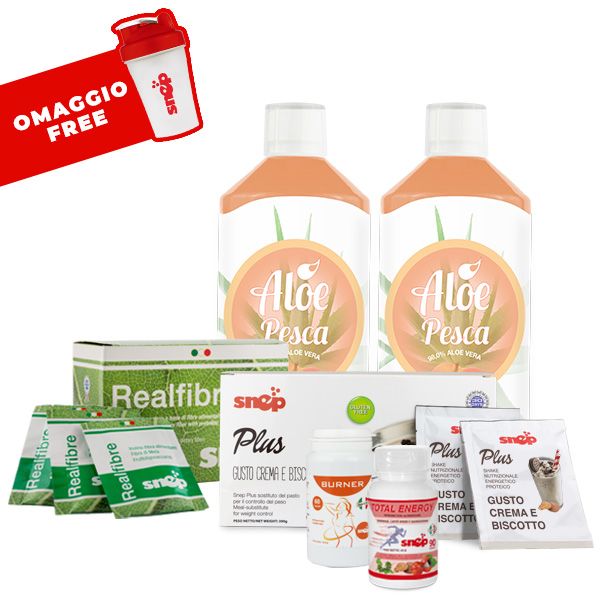 PROGRAMA FIT9 CREMA DE ALOE MELOCOTÓN Y GALLETAS