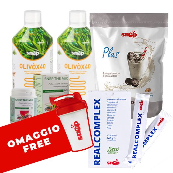 PROGRAMMA DETOX CREMA E BISCOTTO - OLIVOX 40 2PZ