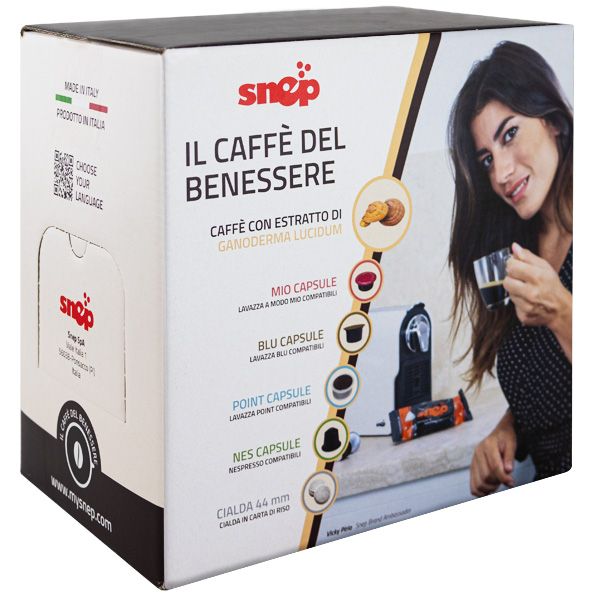 CAFÉ SNEP - EN VASO DE PAPEL DE ARROZ CON GANODERMA