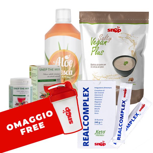 PROGRAMMA DETOX - SALTY VEGAN FUNGHI - ALOE PESCA