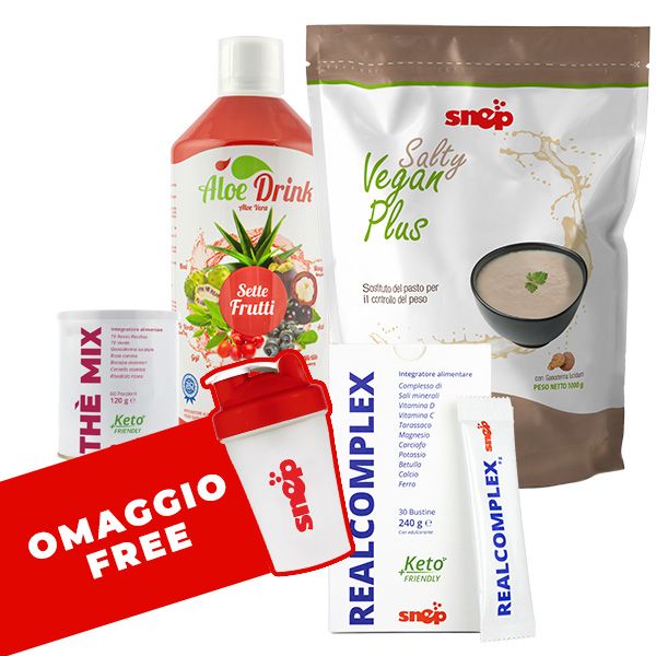 PROGRAMMA DETOX SALTY VEGAN GUSTO FUNGHI - ALOE 7 FRUTTI