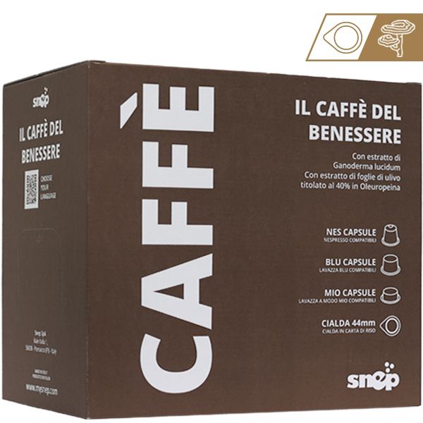 CAFFE' SNEP - IN CIALDA CARTA DI RISO CON GANODERMA