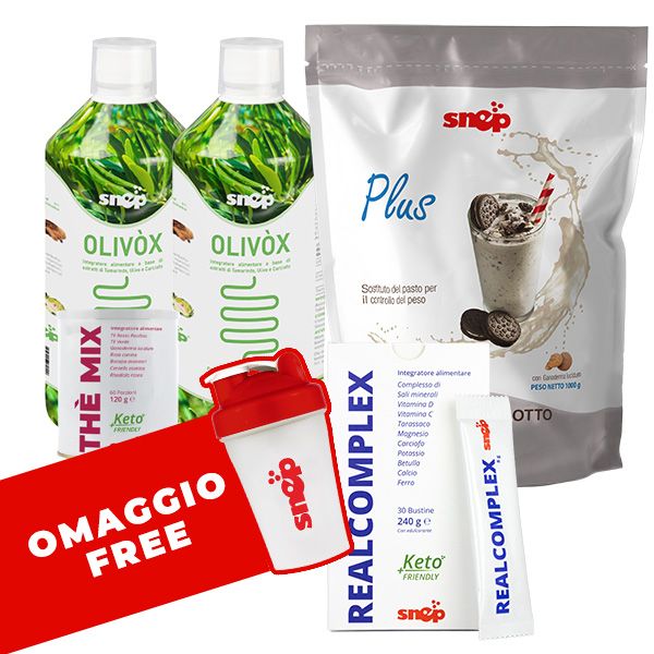 PROGRAMMA DETOX CREMA E BISCOTTO - OLIVOX 2PZ