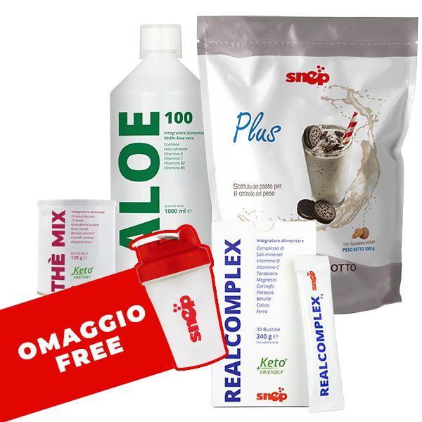 PROGRAMMA DETOX CREMA E BISCOTTO- ALOE BIO 100%