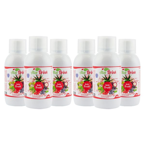 ALOE DRINK 7 FRUTTI 200ml 6 BOTTIGLIE