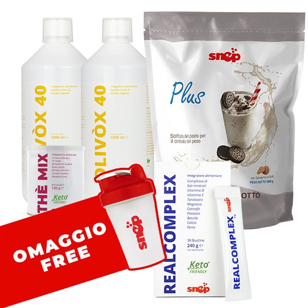 PROGRAMMA DETOX CREMA E BISCOTTO - OLIVOX 40 2PZ