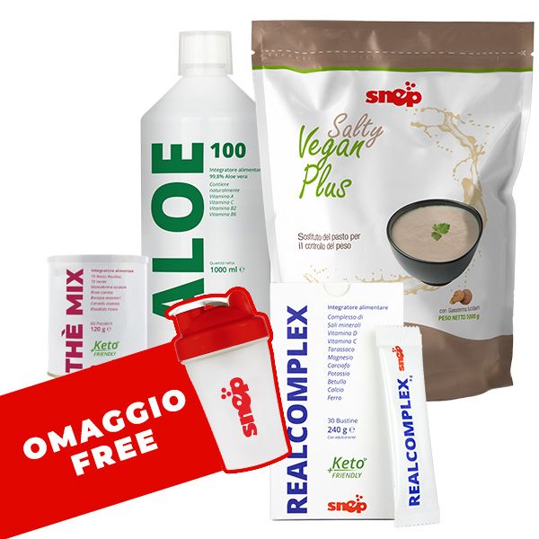 PROGRAMMA DETOX VEGAN SALTY FUNGHI - ALOE BIO 100%