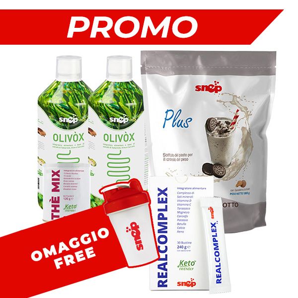 PROGRAMMA DETOX CREMA E BISCOTTO - OLIVOX 2PZ