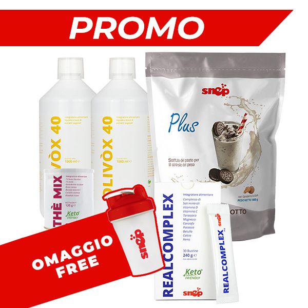 PROGRAMMA DETOX CREMA E BISCOTTO - OLIVOX 40 2PZ