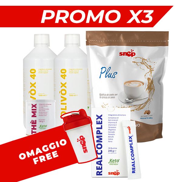 PROGRAMMA DETOX CAPPUCCINO - OLIVOX 40 2PZ - 3 KIT