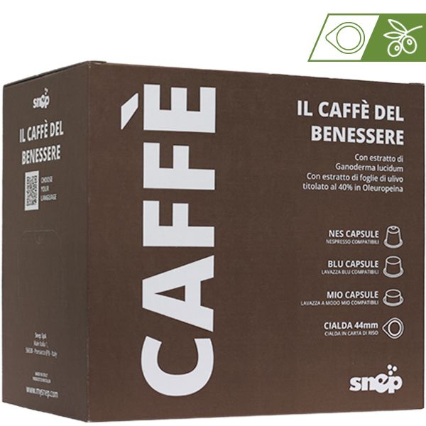 CAFFE' IN CIALDA CARTA DI RISO CON OLEUROPEINA