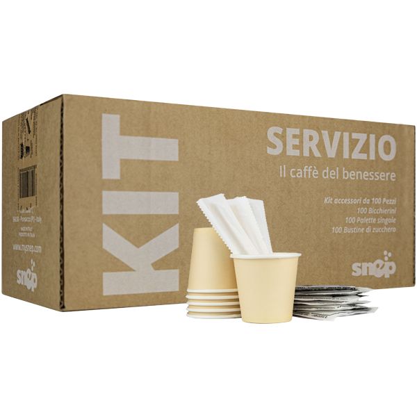 KIT DE SERVICII DE CAFEA 100PZ